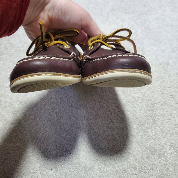 WIND RIVER WINDRIVER Deck Shoes Leather Loafers Boat Shoes Slip-On Brown Women 8 - Picture 5 of 11